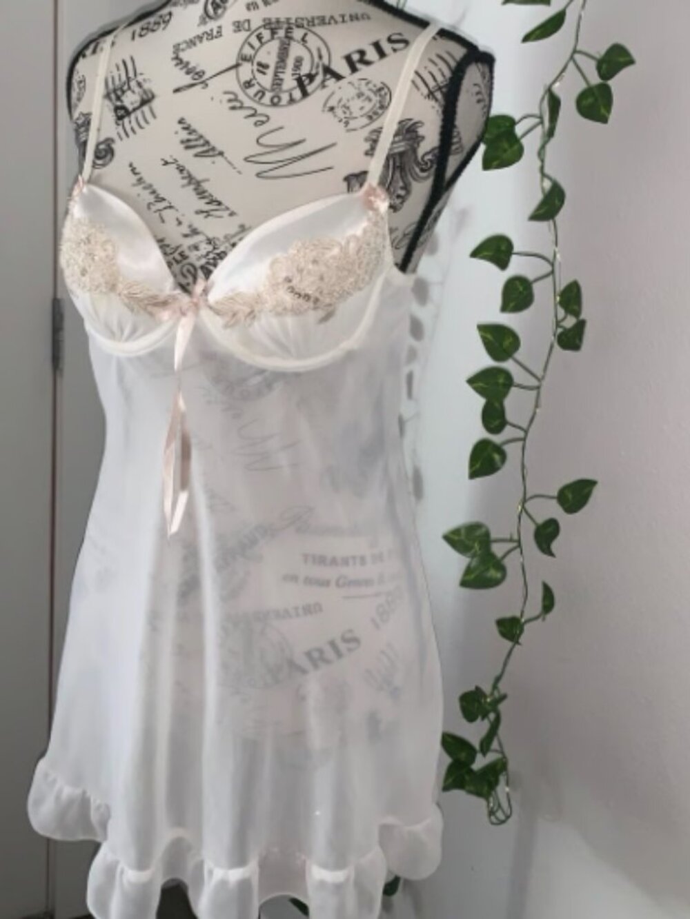 White Babydoll Nightgown